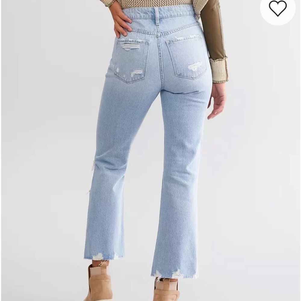 Buckle FLYING MONKEY Vintage Cropped Straight Jean Distressed Windfall 23 - Picture 3 of 14